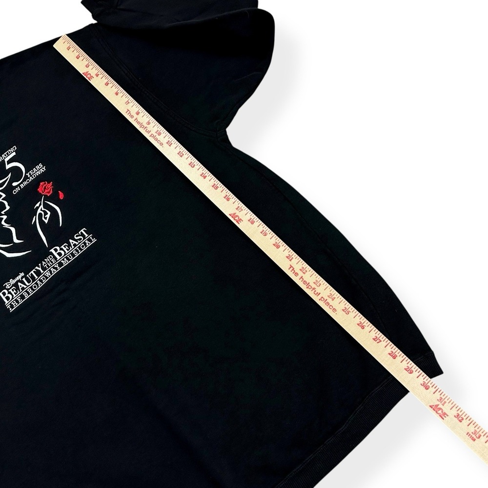 VTG Disney Beauty & The Beast Broadway Musical‎ Embroidered Sweatshirt Men's XL - Picture 10 of 15